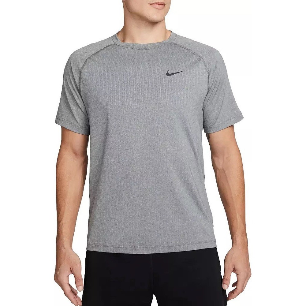 Nike Men's Dri-FIT Ready Fitness Training Top Size Large Grey DV9815-084